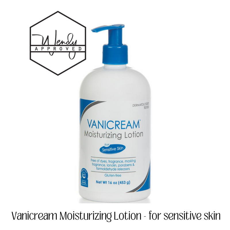 vanicream- acne safe body lotion